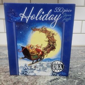 "Merry Christmas to All" 550 Piece Jigsaw Puzzle‎ (18" x 24" Ceaco)